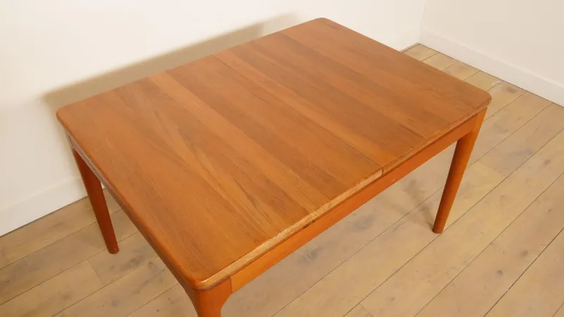 Best Pamono Vintage Extendable Dining Table in Teak from Glostrup Moblerfabrik