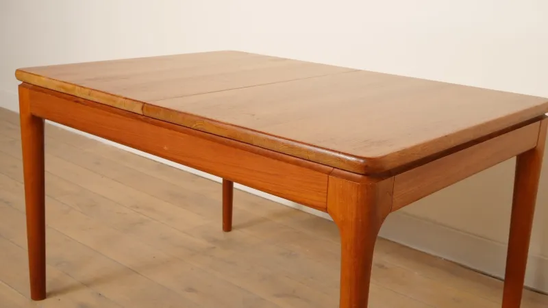 Best Pamono Vintage Extendable Dining Table in Teak from Glostrup Moblerfabrik