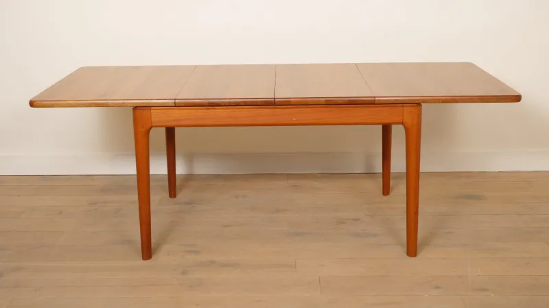 Best Pamono Vintage Extendable Dining Table in Teak from Glostrup Moblerfabrik