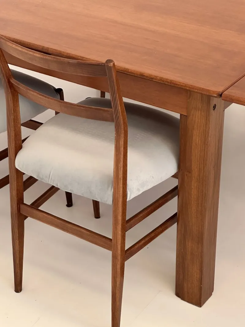 Clearance Pamono Vintage Extendable Square Dining Table, 1970s