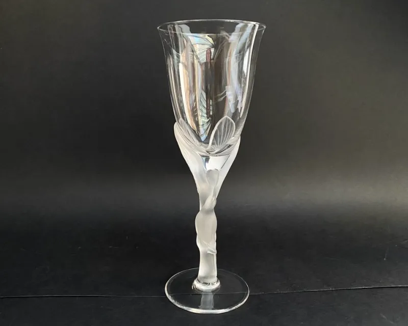 Pamono Vintage Fabergé Snow Doves Crystal Glasses, France, 1960s, Set of 4> Glassware