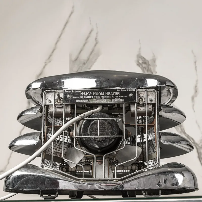 Pamono Vintage Fan Heater from HMV, 1938