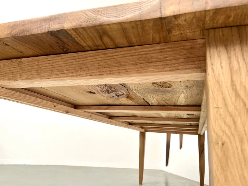 Online Pamono Vintage Farmhouse Table in Oak, 1950s