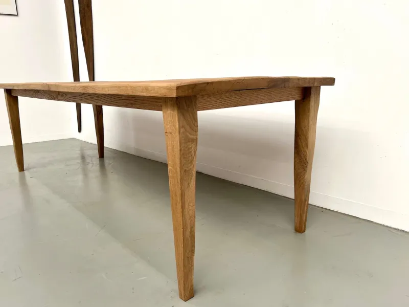 Online Pamono Vintage Farmhouse Table in Oak, 1950s