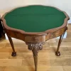 Pamono Vintage Figured Walnut Card Table, 1920> Game Tables