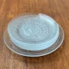 Pamono Vintage Finnish Glas Plates Solaris by Tapio Wirkkala for Iittala, Set of 5> Dinner Plates & Bowls