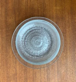Pamono Vintage Finnish Glas Plates Solaris by Tapio Wirkkala for Iittala, Set of 5><noscript><img width=