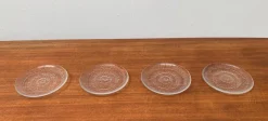 Pamono Vintage Finnish Glas Plates Solaris by Tapio Wirkkala for Iittala, Set of 5><noscript><img width=