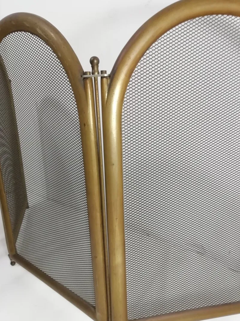 Pamono Vintage Fireplace Accessories in Brass, 1960s, Set of 8> Fireplaces And Mantels