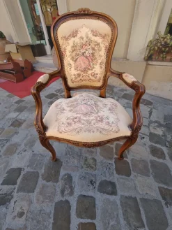 Best Pamono Vintage Floral Sofa and 2 Armchairs, 1930s, Set of 3