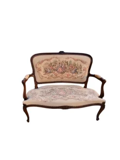 Best Pamono Vintage Floral Sofa and 2 Armchairs, 1930s, Set of 3