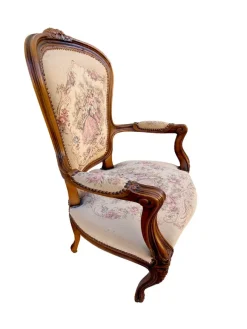 Best Pamono Vintage Floral Sofa and 2 Armchairs, 1930s, Set of 3