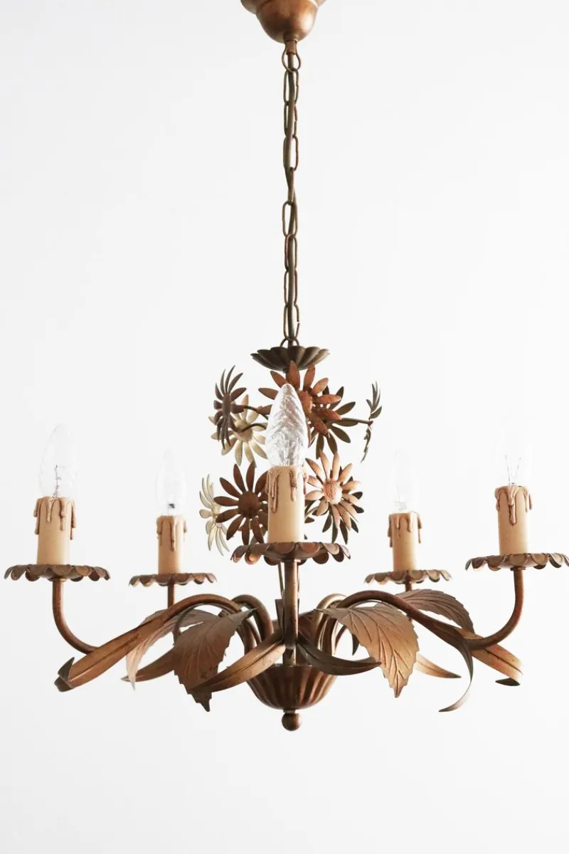 Pamono Vintage Florentine Chandelier, 1980s> Ceiling Lights