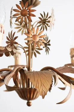 Pamono Vintage Florentine Chandelier, 1980s><noscript><img width=