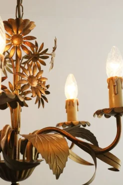 Pamono Vintage Florentine Chandelier, 1980s><noscript><img width=