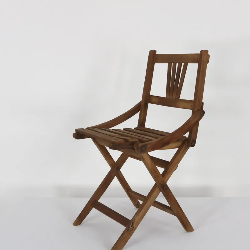 Discount Pamono Vintage Foldable Childrens Chair in Teak from Fratelli Reguitdi, 1960s