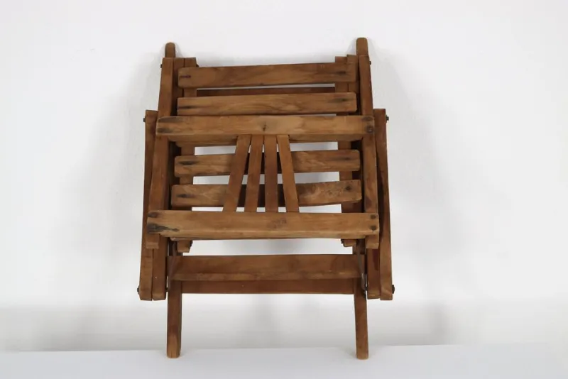 Discount Pamono Vintage Foldable Childrens Chair in Teak from Fratelli Reguitdi, 1960s