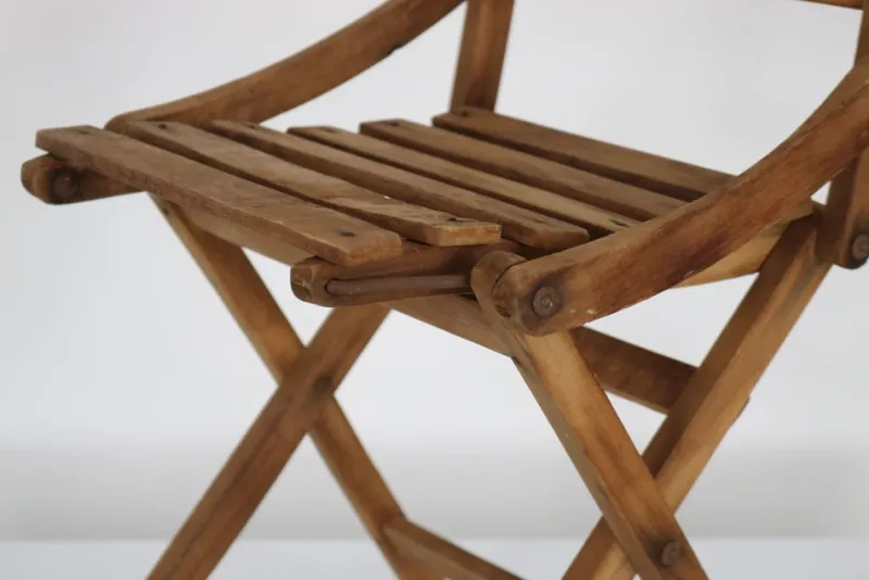 Discount Pamono Vintage Foldable Childrens Chair in Teak from Fratelli Reguitdi, 1960s