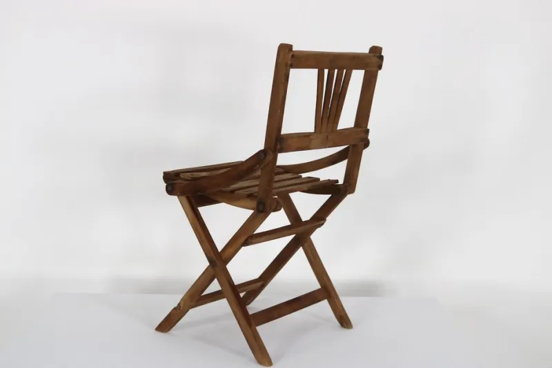 Discount Pamono Vintage Foldable Childrens Chair in Teak from Fratelli Reguitdi, 1960s