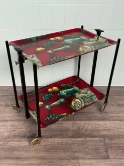 Pamono Vintage Folding Bar Cart, 1960s