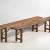 Online Pamono Vintage Folding Benches in Pine, 1950