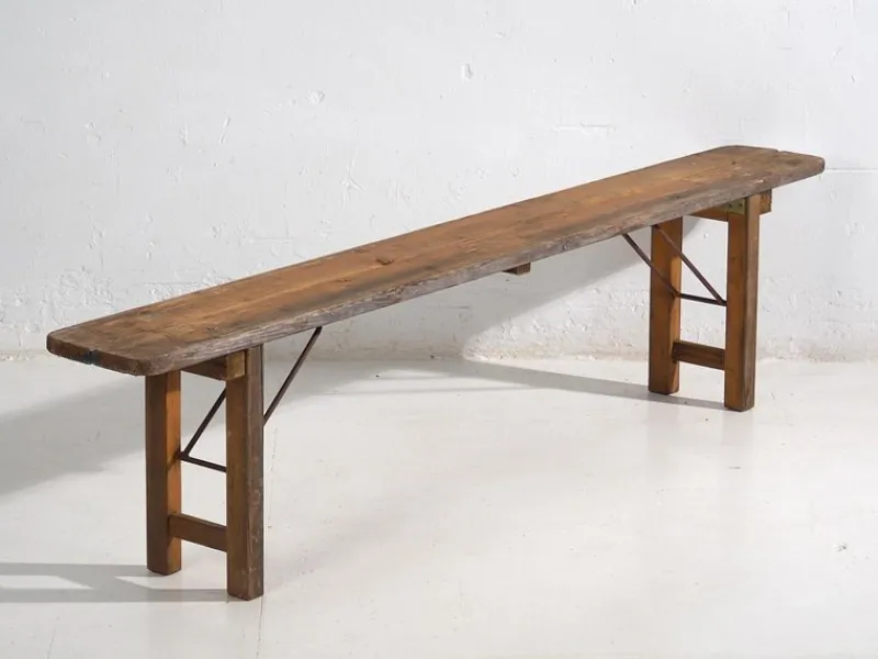 Online Pamono Vintage Folding Benches in Pine, 1950