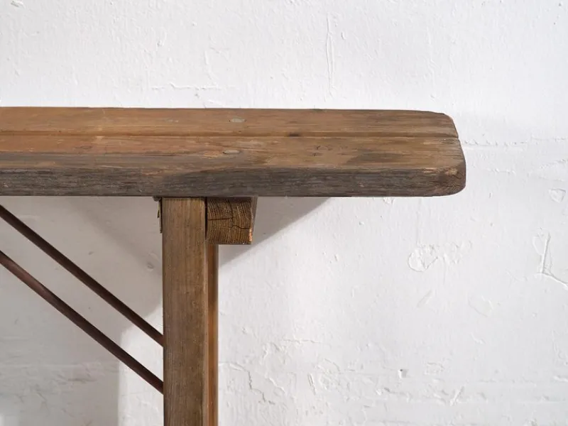 Online Pamono Vintage Folding Benches in Pine, 1950