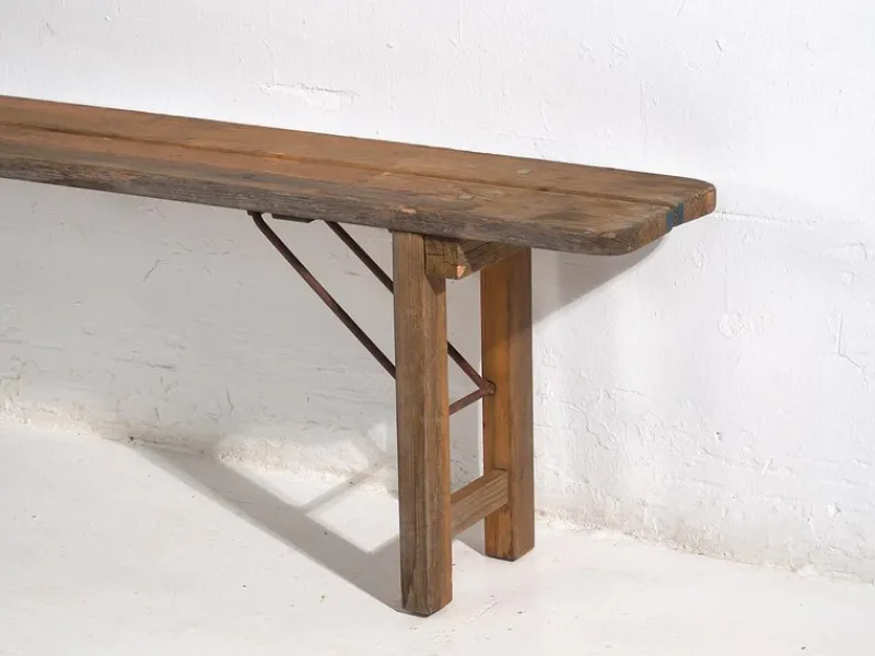 Online Pamono Vintage Folding Benches in Pine, 1950