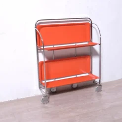 Pamono Vintage Folding Food Trolley, 1950s-1960s><noscript><img width=