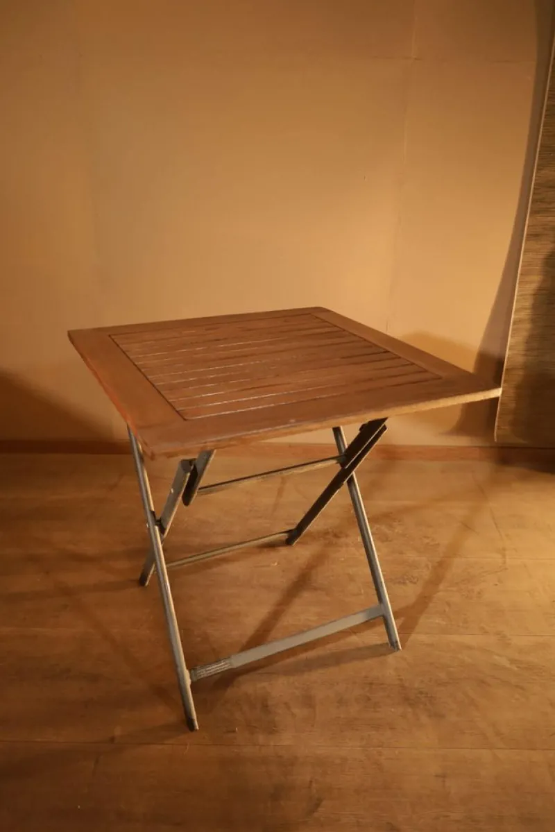 Clearance Pamono Vintage Folding Garden Table