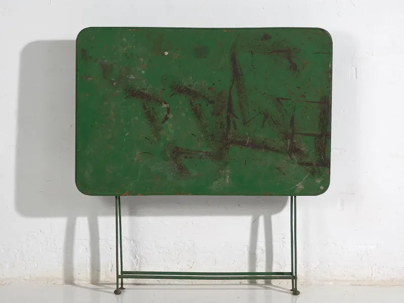 Pamono Vintage Folding Garden Table, 1920> Garden Tables