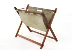 Hot Pamono Vintage Folding Magazine Rack