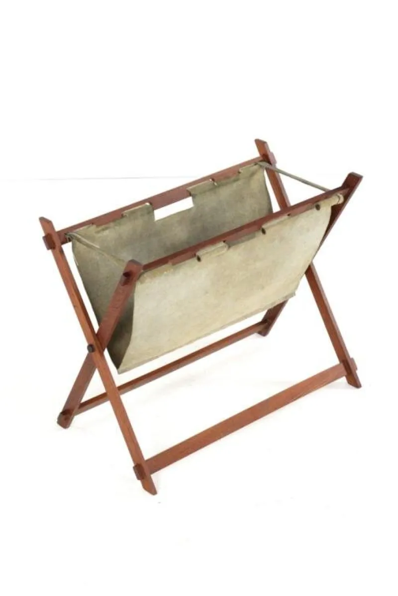 Hot Pamono Vintage Folding Magazine Rack
