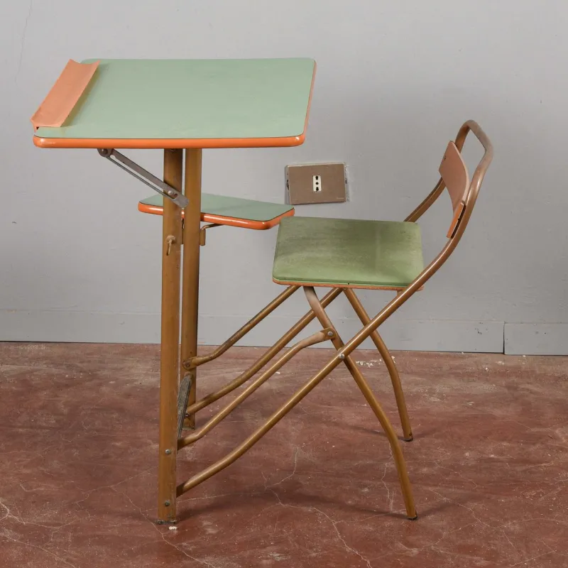 Pamono Vintage Folding School Desk> Children's Tables