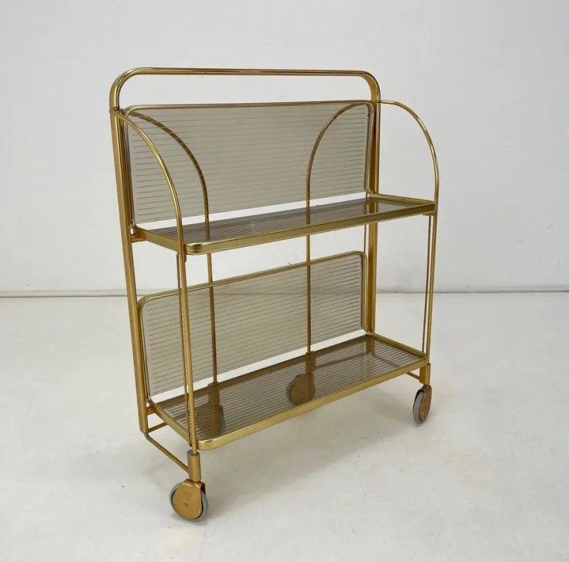 New Pamono Vintage Folding Serving Cart, 1960s