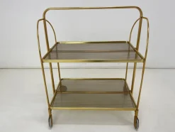 New Pamono Vintage Folding Serving Cart, 1960s