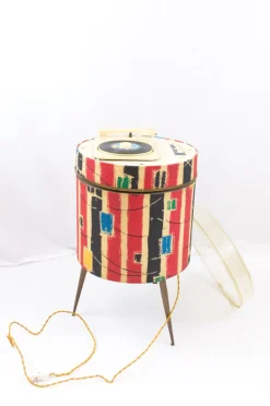 Pamono Vintage Framez Turntable from Fratelli Meazzi, 1960s><noscript><img width=