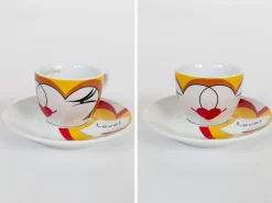 Pamono Vintage Free Time Espresso Set by Karim Rashid, 1980s, Set of 12><noscript><img width=