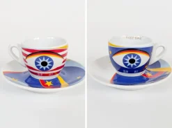Pamono Vintage Free Time Espresso Set by Karim Rashid, 1980s, Set of 12><noscript><img width=