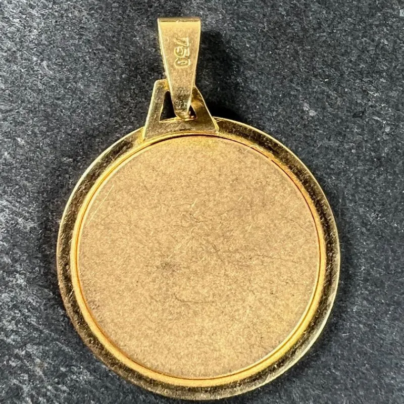 Pamono Vintage French 18 Karat Yellow Gold Zodiac Aries Charm Pendant, 1970s> Necklaces