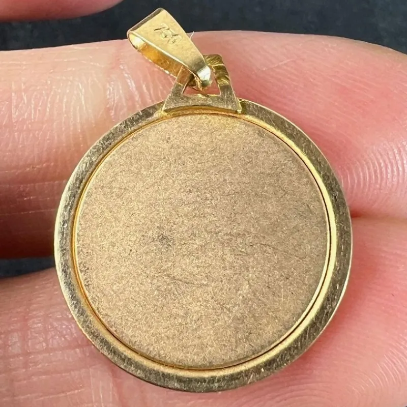 Pamono Vintage French 18 Karat Yellow Gold Zodiac Aries Charm Pendant, 1970s> Necklaces