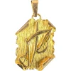 Discount Pamono Vintage French 18 Karat Yellow Gold Libra Zodiac Charm Pendant, 1960s