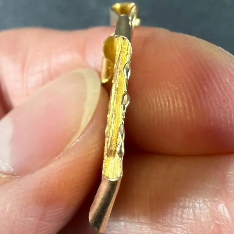 Discount Pamono Vintage French 18 Karat Yellow Gold Libra Zodiac Charm Pendant, 1960s