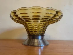 Pamono Vintage French Art Deco Glass Bowl, 1930s><noscript><img width=
