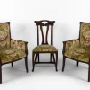 Pamono Vintage French Art Nouveau Salon Set by Eugéne Gaillard, 1900, Set of 3> Living Room Sets