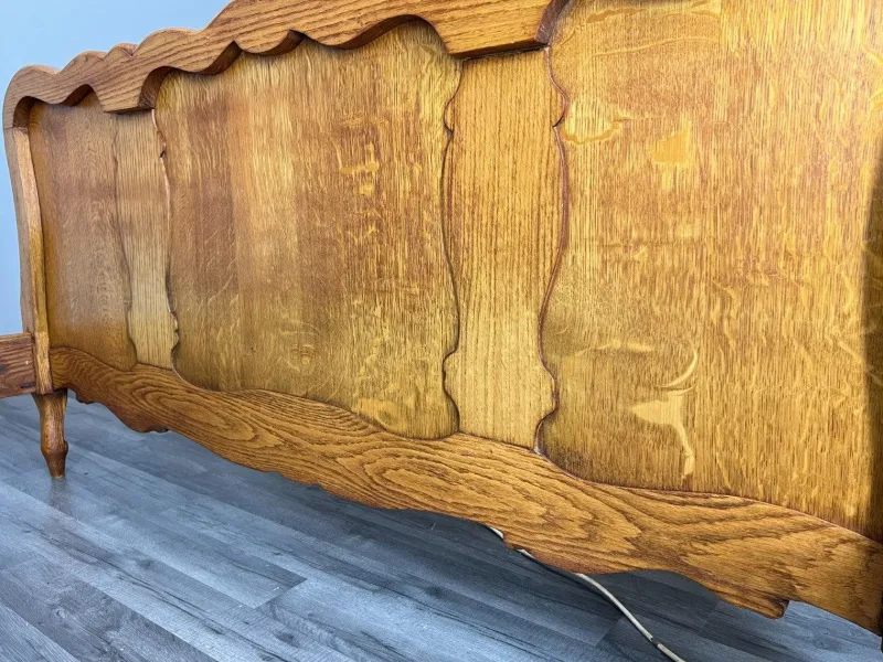Hot Pamono Vintage French Bed Frame in Oak