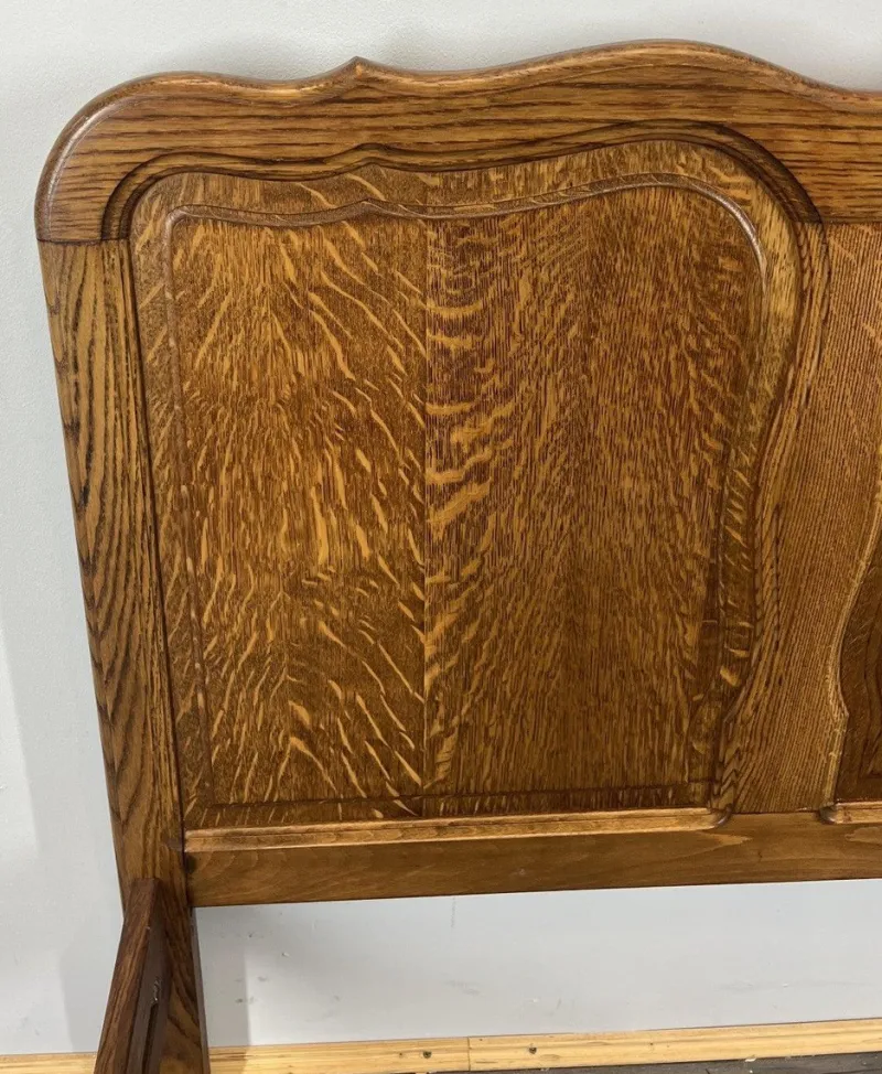 Sale Pamono Vintage French Bed Frame in Oak