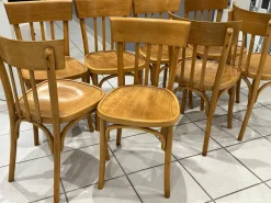Pamono Vintage French Bistro Chairs, 1960s, Set of 8><noscript><img width=