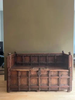 Hot Pamono Vintage French Brown Bench
