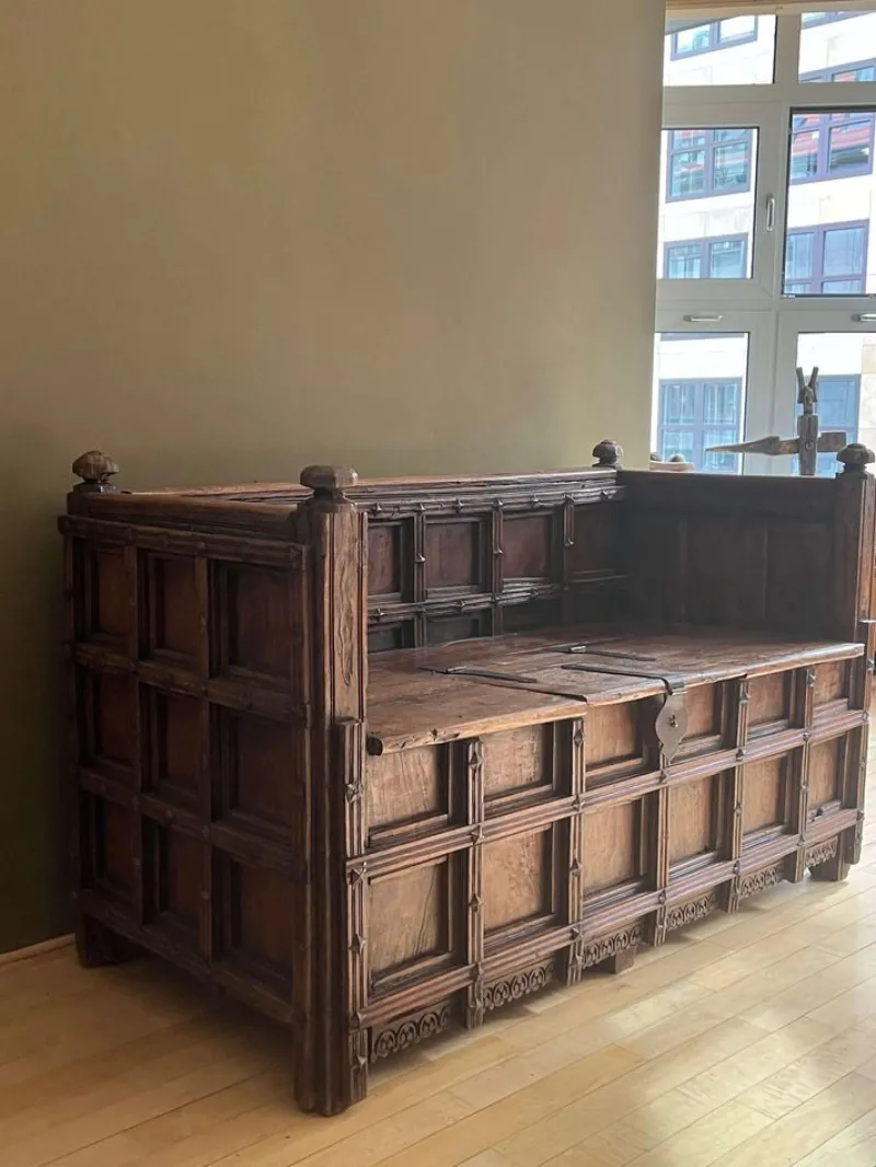 Hot Pamono Vintage French Brown Bench